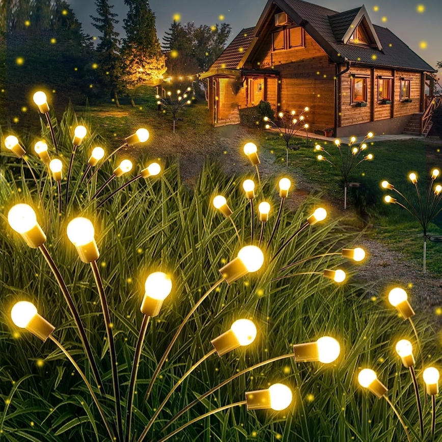 LED Solárne dekoračné svietidlo 10xLED/1,2V 3000K 73 cm IP44