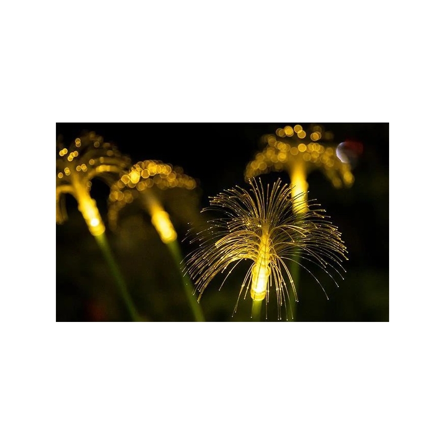 LED Solárne dekoračné svietidlo so senzorom 6xLED/1,2V 3000K 77 cm 600 mAh IP44