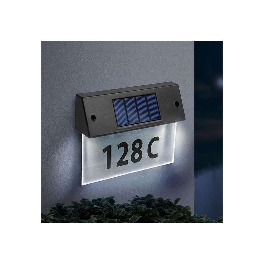 LED Solárne domové číslo LED/1,2V/600 mAh IP44