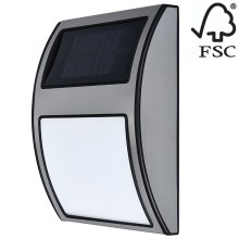 LED Solárne domové číslo LED/3x0,1W/2,4V IP44 – FSC certifikované