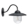 LED Solárne nástenné svietidlo LED/0,5W/1,2V 600 mAh IP44 čierna