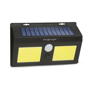 LED Solárne nástenné svietidlo so senzorom 2xLED/2,5W/5,5V IP65