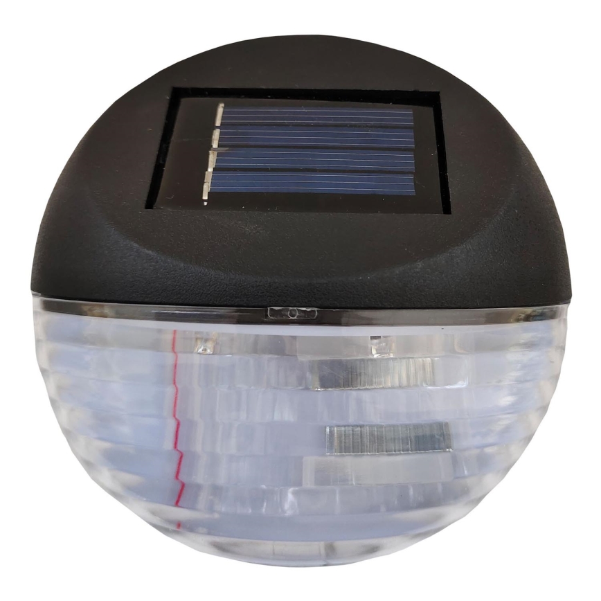 LED Solárne nástenné svietidlo so senzorom LED/0,06W/1,2V 200mAh 3000K IP44