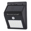 LED Solárne nástenné svietidlo so senzorom LED/0,55W/3,7V IP65