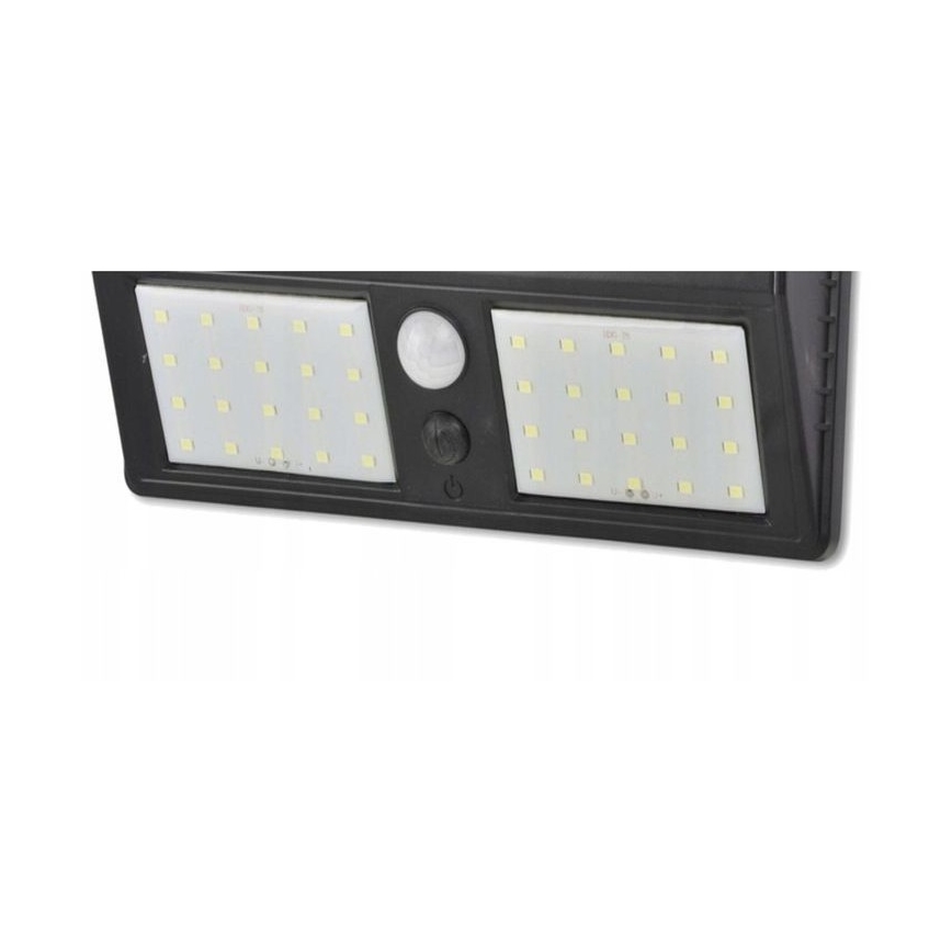 LED solárne nástenné svietidlo so senzorom LED/1,2W/3,7V 1200 mAh IP44