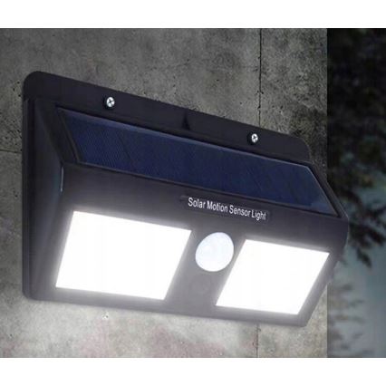 LED Solárne nástenné svietidlo so senzorom LED/1,2W/3,7V 2400 mAh IP54