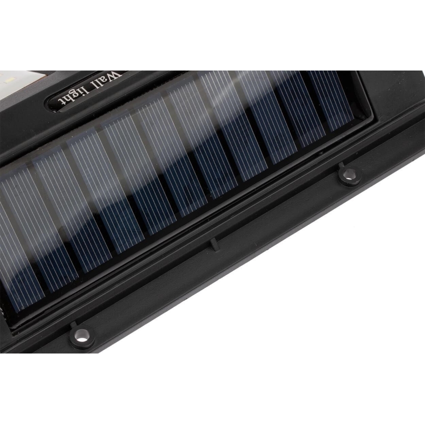 LED Solárne nástenné svietidlo so senzorom LED/1,2W/3,7V 2400 mAh IP54