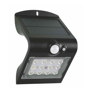 LED Solárne nástenné svietidlo so senzorom LED/1,5W/3,7V 1200 mAh IP65