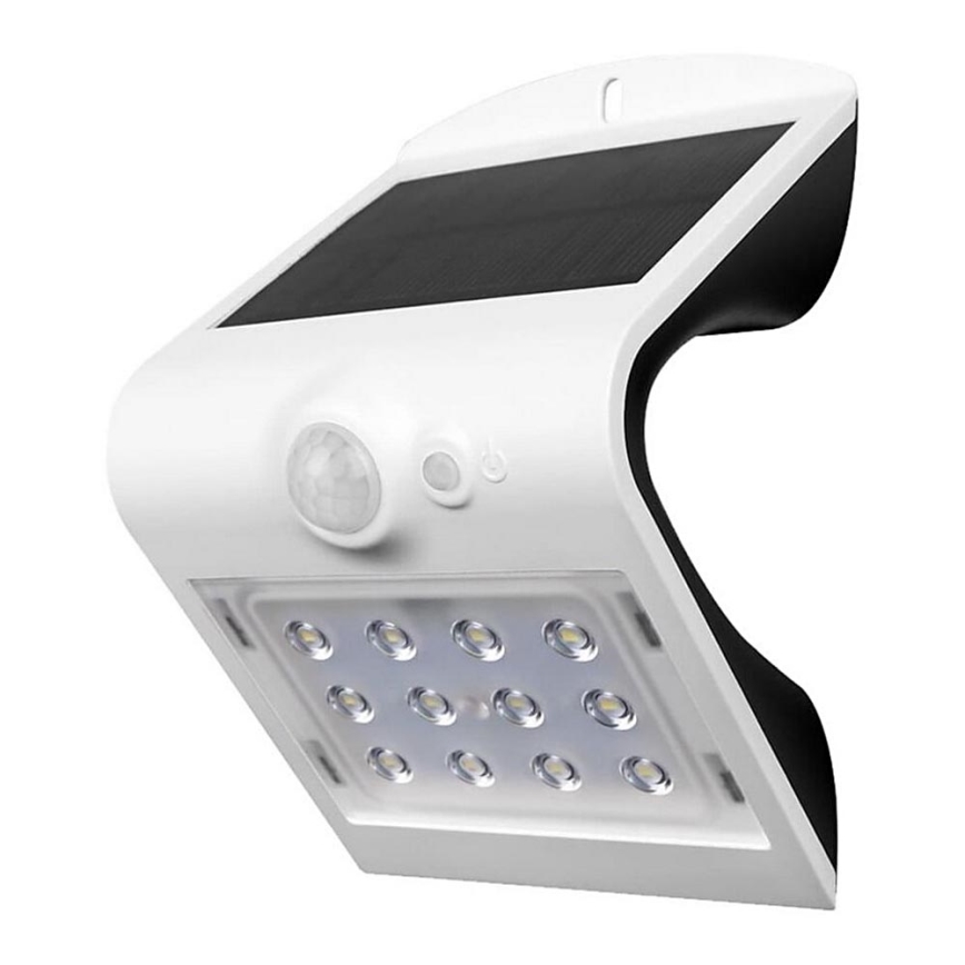 LED Solárne nástenné svietidlo so senzorom LED/1.5W/3,7V IP65 1200 mAh