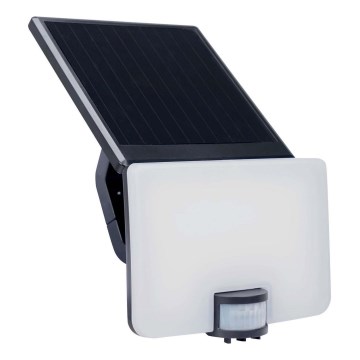 LED Solárne nástenné svietidlo so senzorom LED/12W/3,7V 4000 mAh IP54