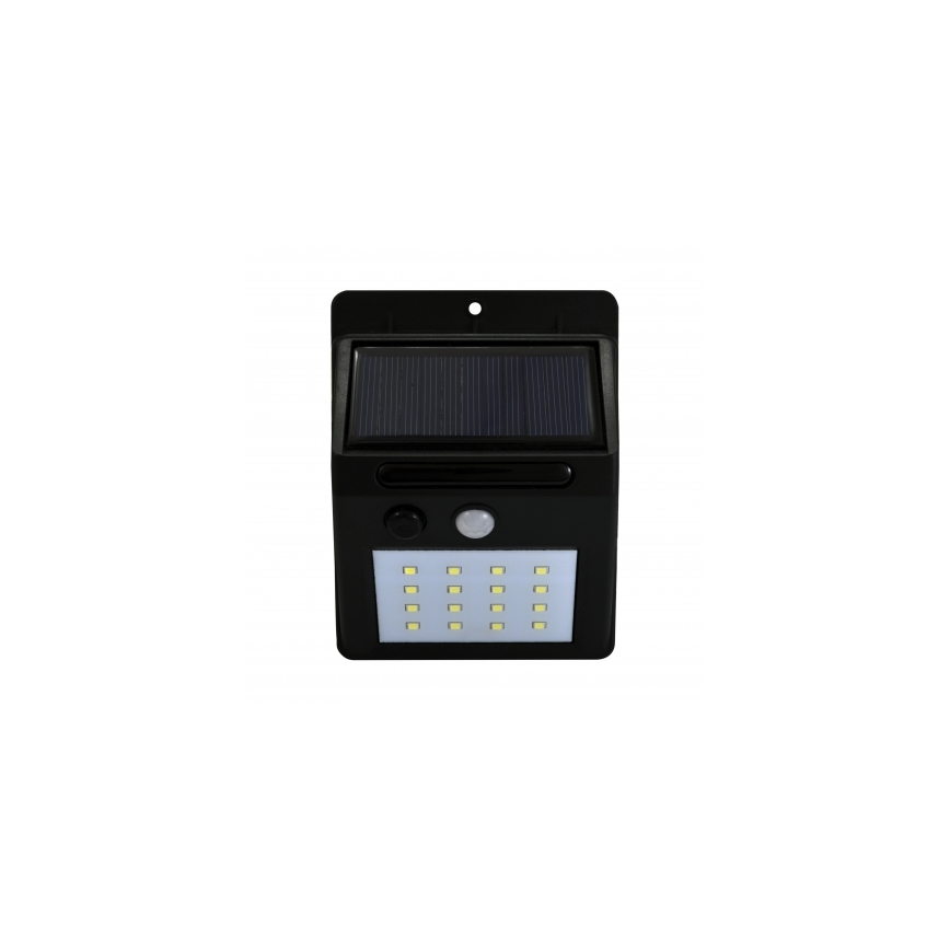 LED Solárne nástenné svietidlo so senzorom LED/2,2W/3,7V 2200 mAh IP44