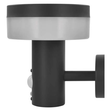 LED Solárne nástenné svietidlo so senzorom LED/2W/3,7V 1200 mAh IP44