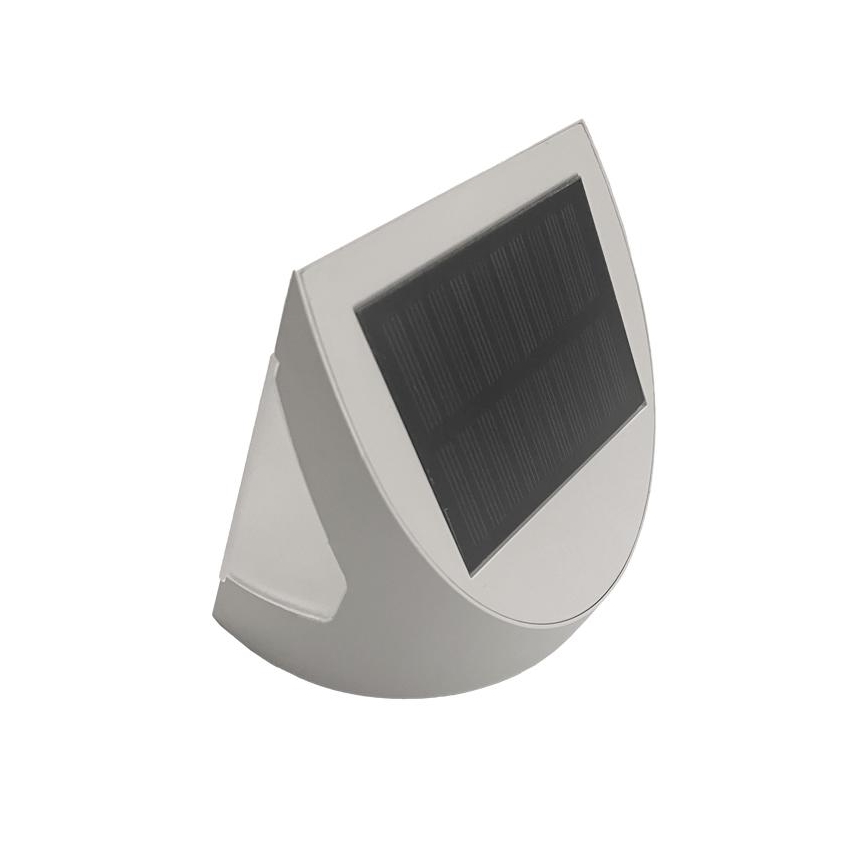LED solárne nástenné svietidlo so senzorom LED/3W/3,7V 3000/4000K 1200 mAh IP54 biele