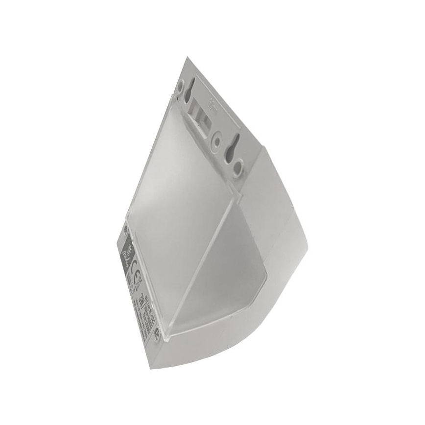 LED solárne nástenné svietidlo so senzorom LED/3W/3,7V 3000/4000K 1200 mAh IP54 biele