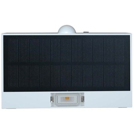 LED Solárne nástenné svietidlo so senzorom LED/3W/3,7V 3000K/4000K IP65 1200 mAh biela