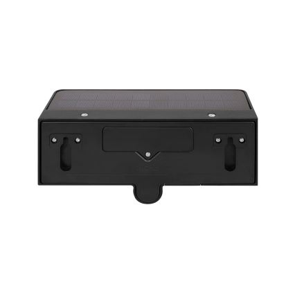 LED solárne nástenné svietidlo so snímačom pohybu a súmraku LED/3W/3,7V IP54 1500 mAh čierna
