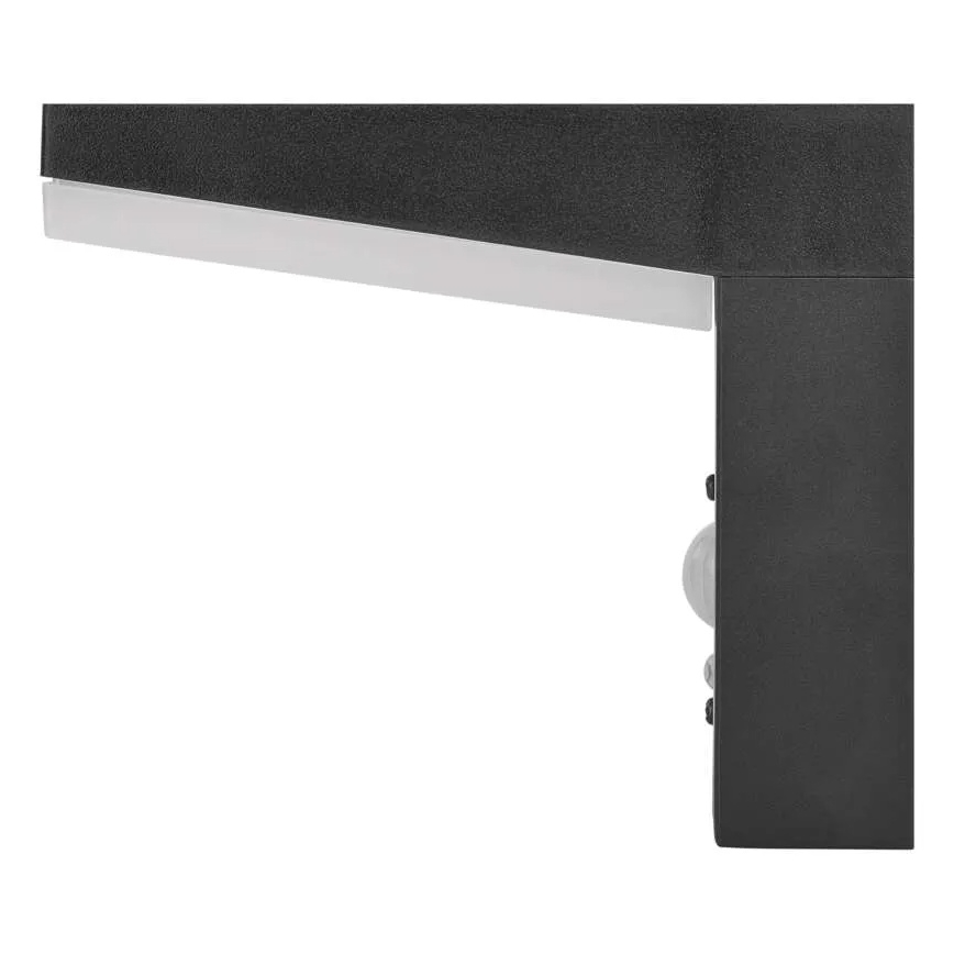 LED Solárne nástenné svietidlo so senzorom LED/4,4W/3,7V 2200 mAh IP44