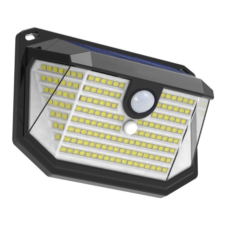 LED Solárne nástenné svietidlo so senzorom LED/4W/5,5V IP65 1200 mAh