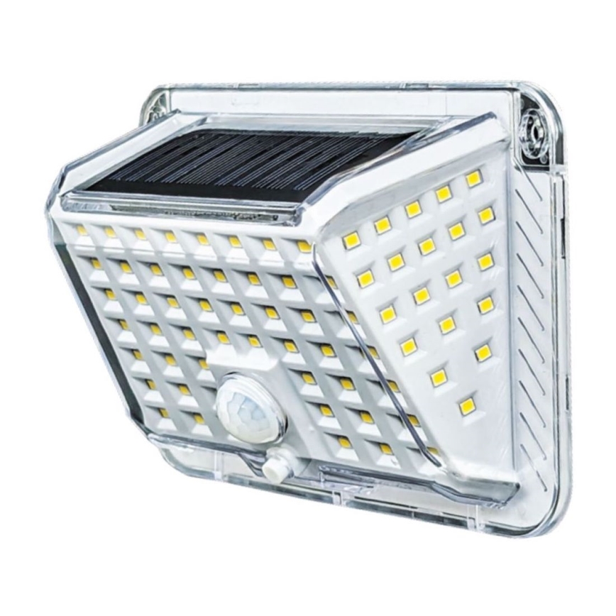 LED Solárne nástenné svietidlo so senzorom LED/5W/3,7V 1200 mAh IP44