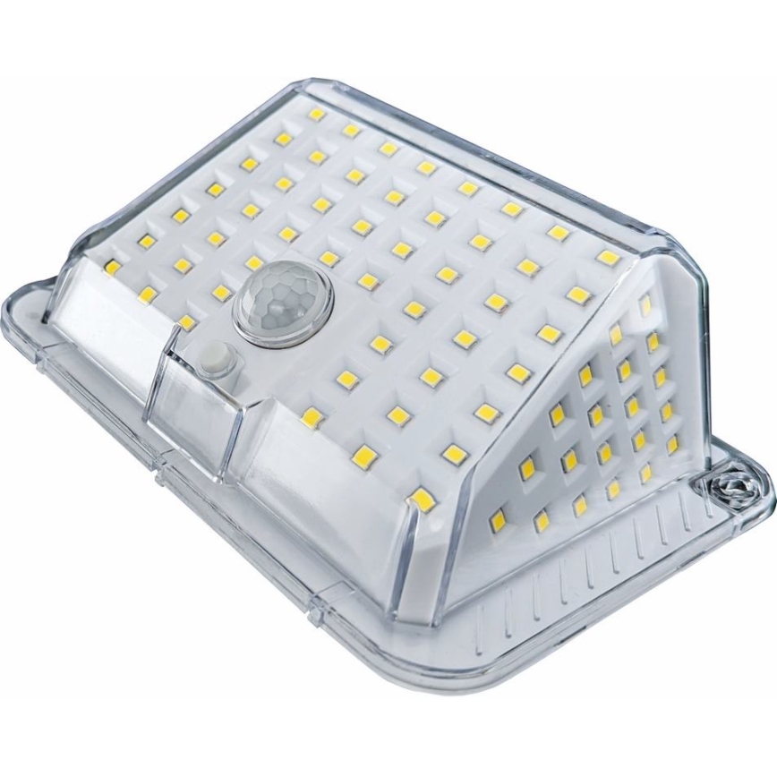 LED Solárne nástenné svietidlo so senzorom LED/5W/3,7V 1200 mAh IP44
