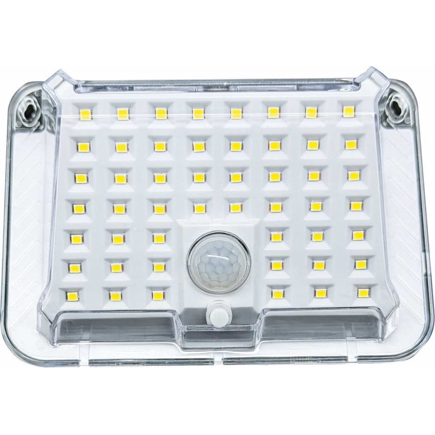 LED Solárne nástenné svietidlo so senzorom LED/5W/3,7V 1200 mAh IP44