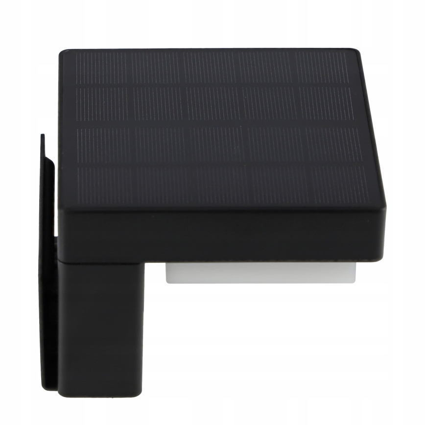 LED solárne nástenné svietidlo so senzorom LED/5W/3,7V 2000 mAh IP44 čierna