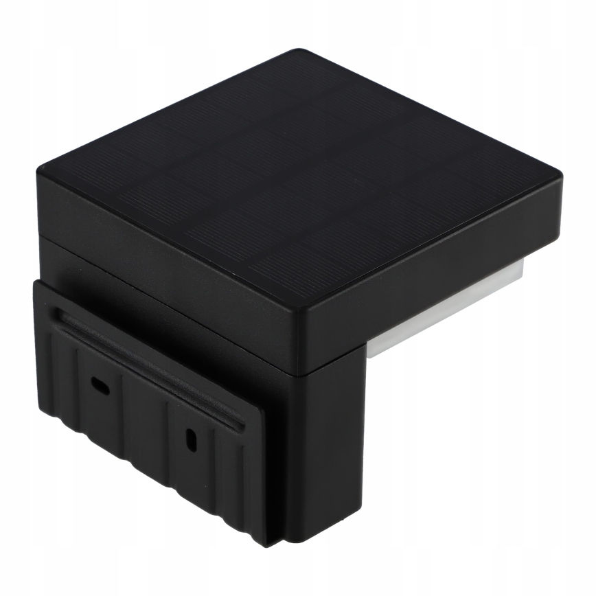 LED solárne nástenné svietidlo so senzorom LED/5W/3,7V 2000 mAh IP44 čierna