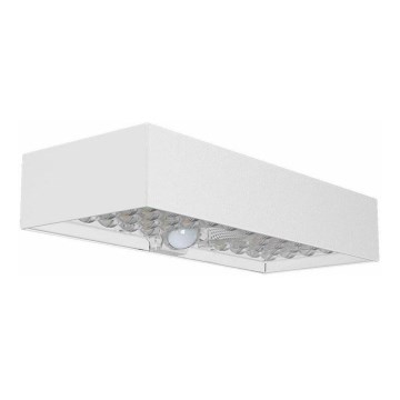 LED Solárne nástenné svietidlo so senzorom LED/6W/3,7V IP65 4000K biela