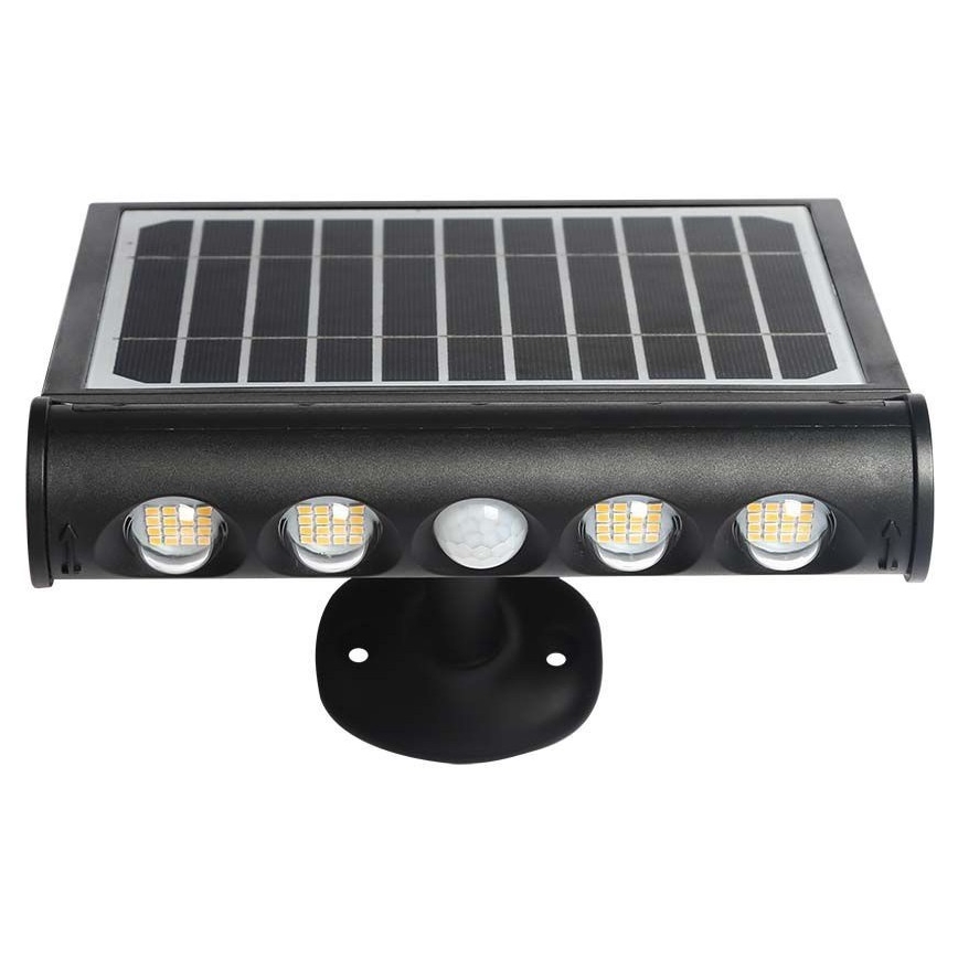LED Solárne nástenné svietidlo so senzorom LED/8W/3,7V IP65 4000K
