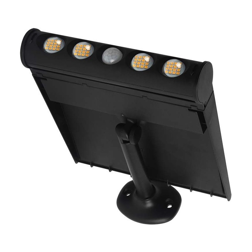 LED Solárne nástenné svietidlo so senzorom LED/8W/3,7V IP65 6000K 4000 mAh
