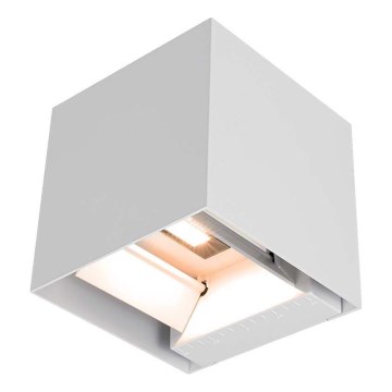 LED Solárne nástenné svietidlo so senzorom LED/9W/3,7V IP65 3000K biela