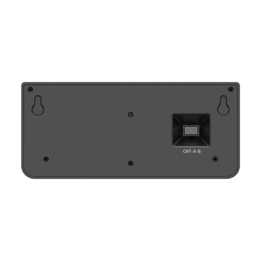 LED solárne nástenné svietidlo so senzorom LINK LED/5W/3,7V IP65 čierne