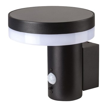 LED Solárne nástenné svietidlo so senzorom SOLARIS3 LED/5,5W/3,7V 4000K IP44 2600 mAh