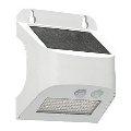 LED solárne nástenné svietidlo so senzorom SOLTO LED/3W/3,7V 4000K IP54 1200 mAh biela