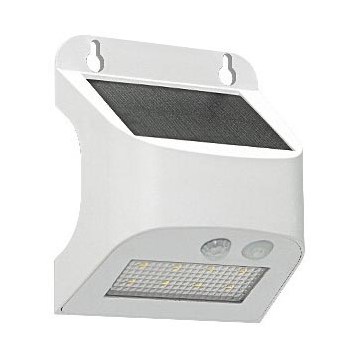 LED solárne nástenné svietidlo so senzorom SOLTO LED/3W/3,7V 4000K IP54 1200 mAh biela