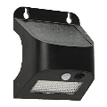 LED solárne nástenné svietidlo so senzorom SOLTO LED/3W/3,7V 4000K IP54 1200 mAh čierne