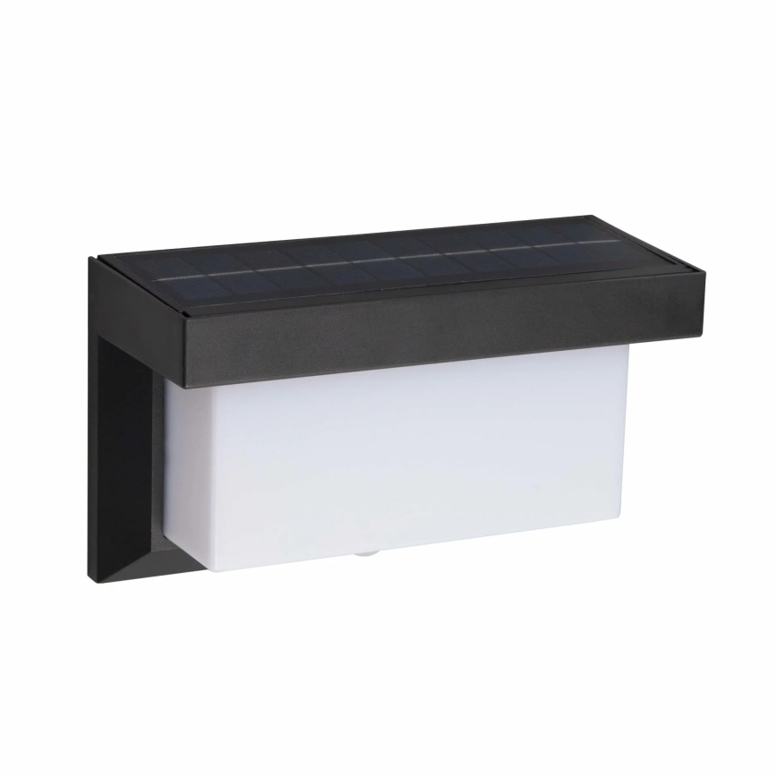 LED Solárne nástenné svietidlo so senzorom TONY LED/3,7V 1800 mAh IP44