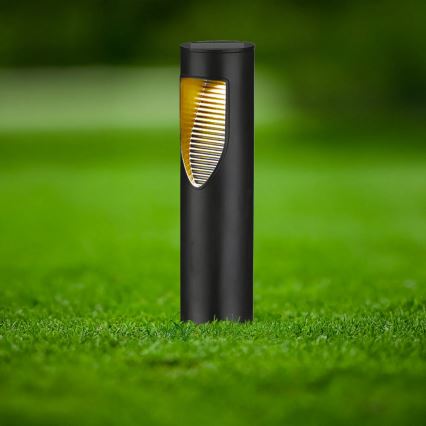 LED solárne svietidlo ADDIS LED/1,2V 600 mAh IP44 čierne