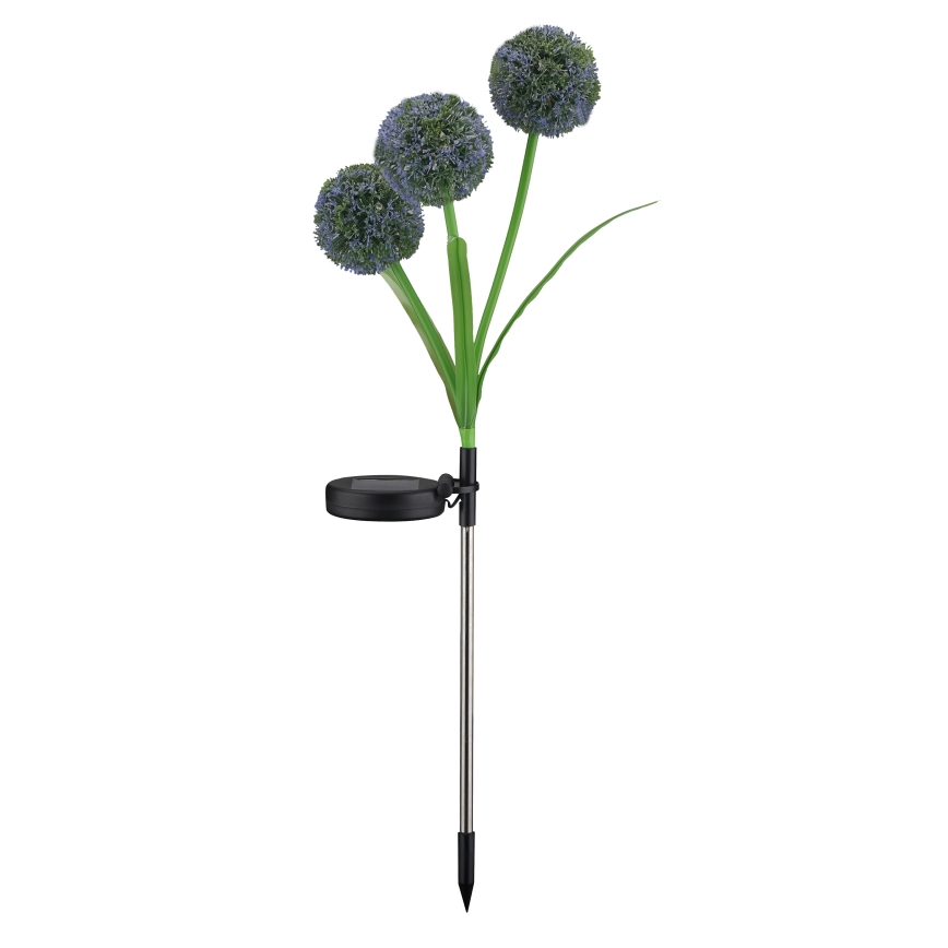 LED Solárne svietidlo ALLIUM LED/1,2V 6500K 600 mAh IP44 čierna