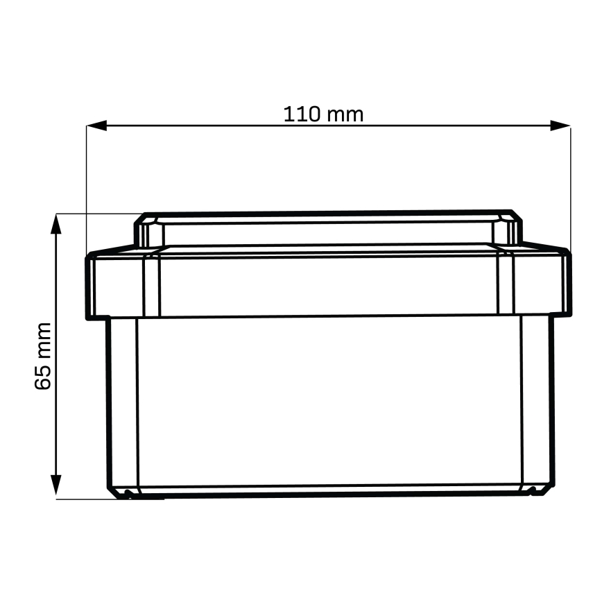 LED Solárne svietidlo ELVO LED/4,5W/1,2V 300 mAh IP44 čierna