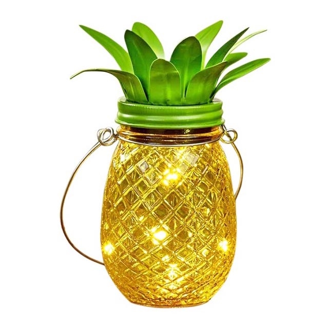 LED Solárne svietidlo JAR LED/1,2V 150 mAh IP44 ananás