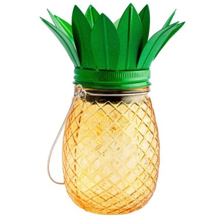 LED Solárne svietidlo JAR LED/1,2V 150 mAh IP44 ananás