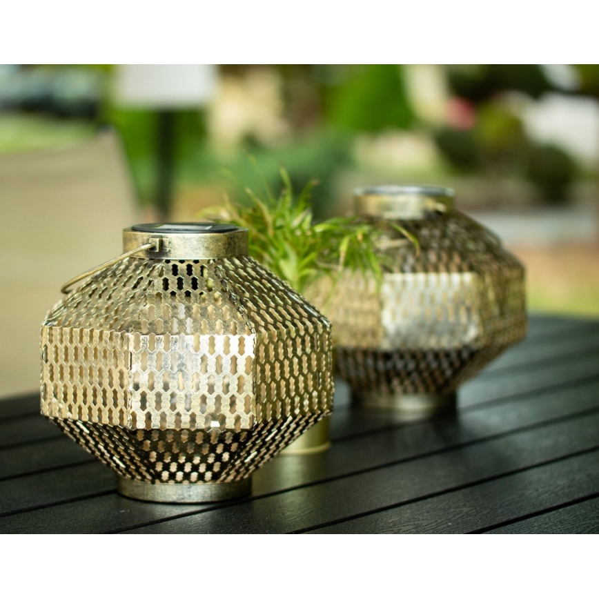 LED Solárne svietidlo LAURA 1xE27/1,2V 300 mAh IP44