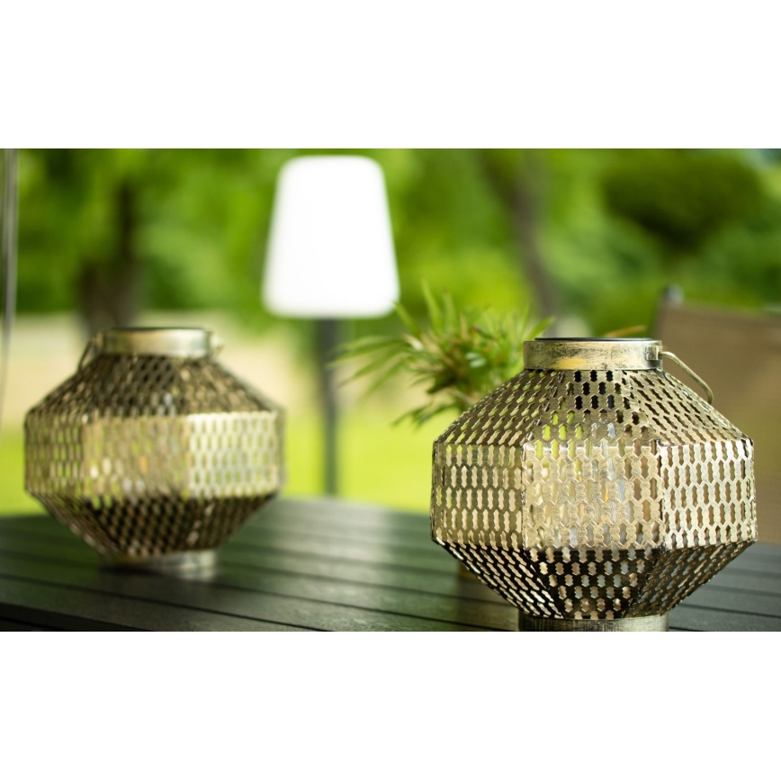 LED Solárne svietidlo LAURA 1xE27/1,2V 300 mAh IP44