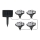 LED Solárne svietidlo LED/0,14W/2V IP44 tlapky