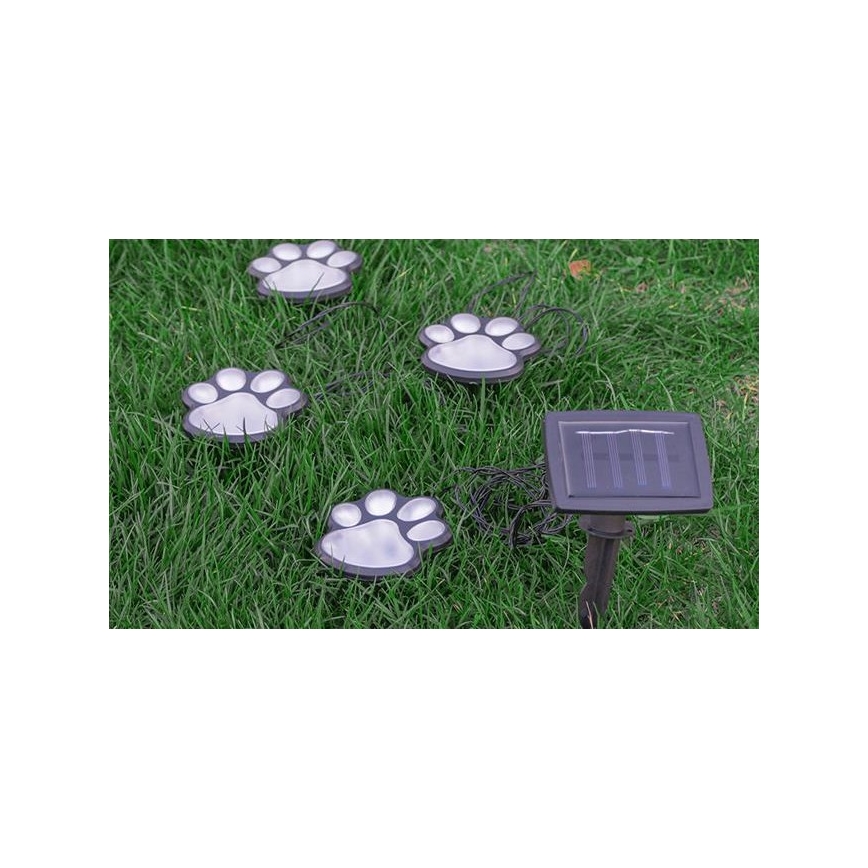 LED Solárne svietidlo LED/0,14W/2V IP44 tlapky