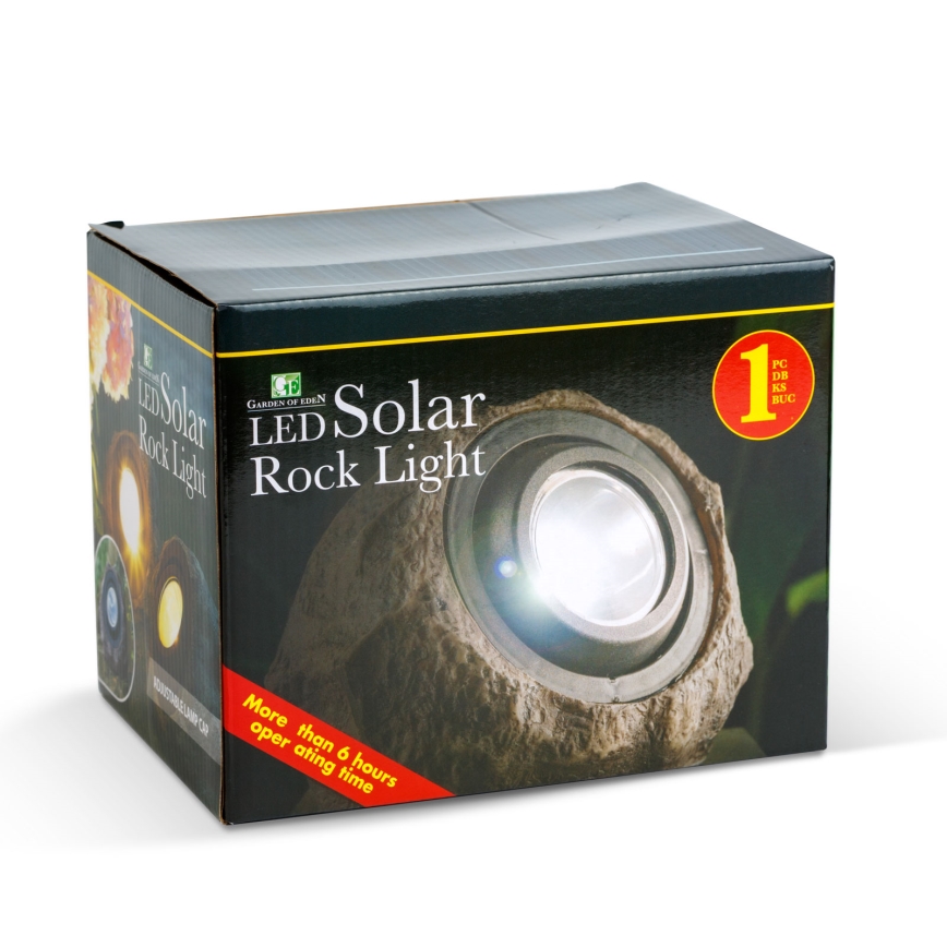 LED solárne svietidlo LED/1,2V 1000 mAh IP44 kameň