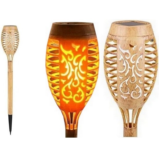 LED Solárne svietidlo MINISPARK BAMBOO LED/1,8W/5,5V IP44 béžová