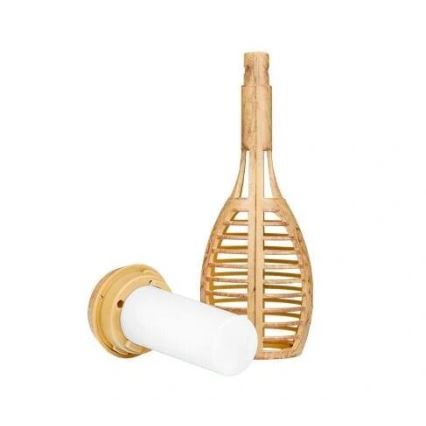 LED Solárne svietidlo MINISPARK BAMBOO LED/1,8W/5,5V IP44 600 mAh béžové