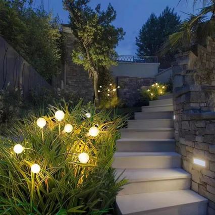 LED Solárne svietidlo MULTI LED/0,06W/1,2V 150 mAh IP44 čierna